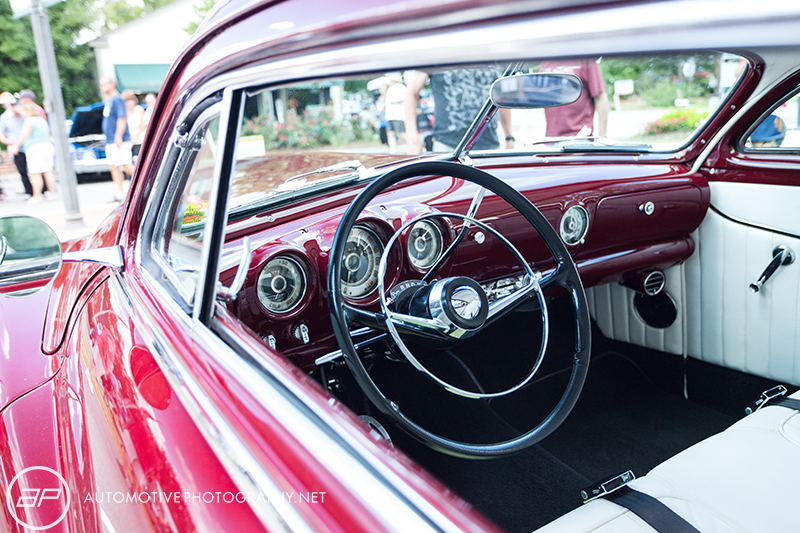 Red Classic Car - Interior